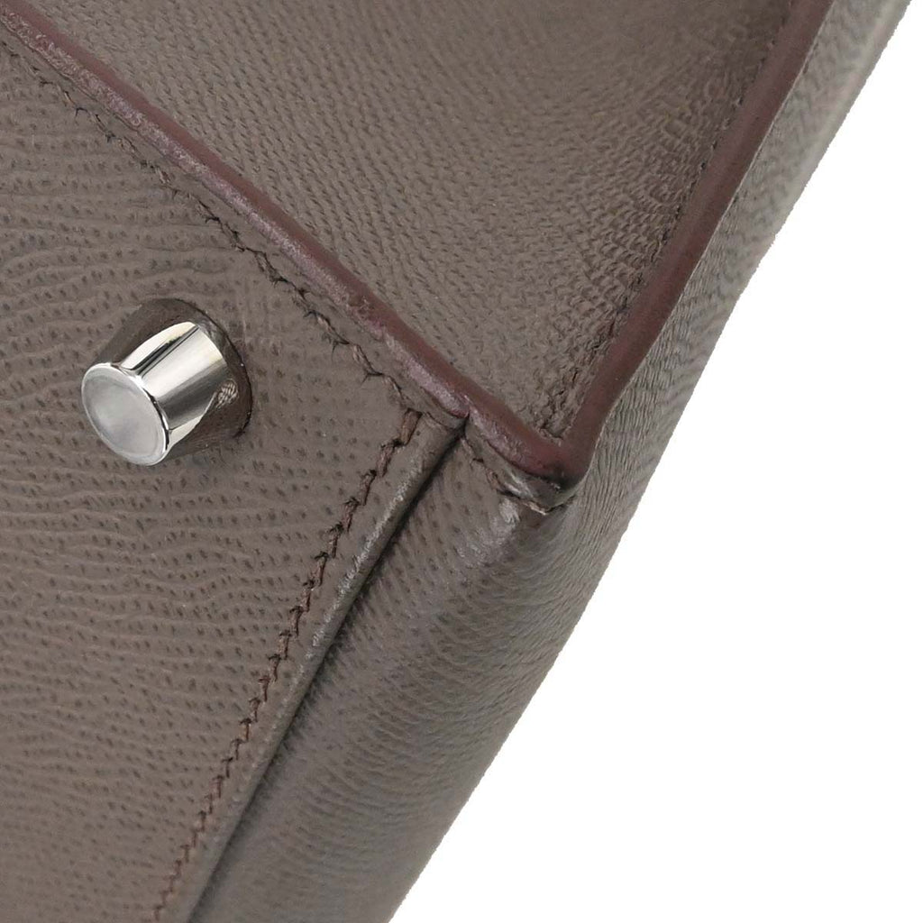 Hermes Etain Epsom Kelly 28 Sellier 2way Shoulder Handbag