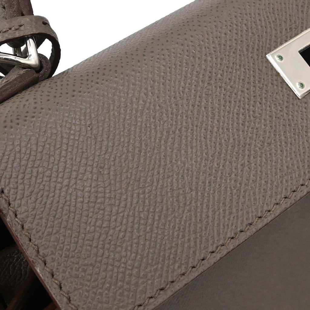 Hermes Etain Epsom Kelly 28 Sellier 2way Shoulder Handbag