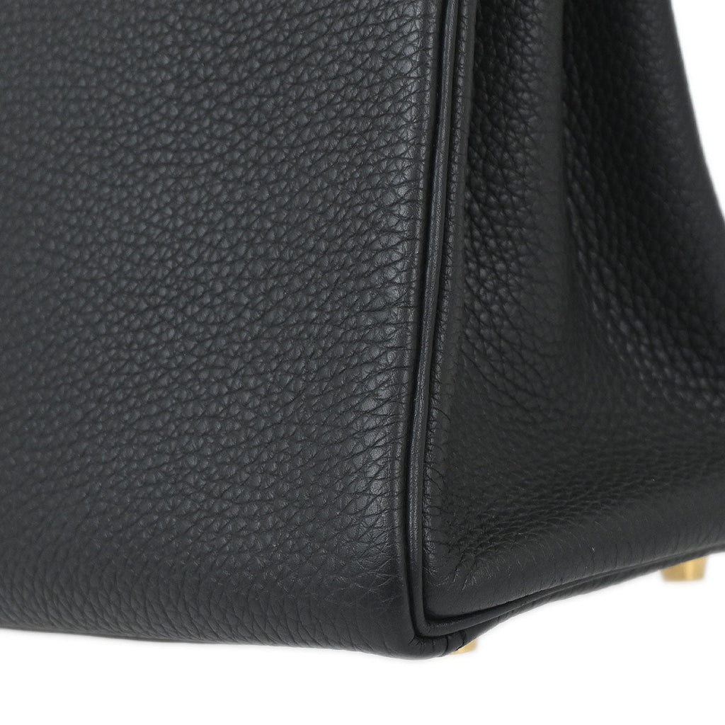 Hermes Black Togo Kelly 28 Retourne 2way Shoulder Handbag