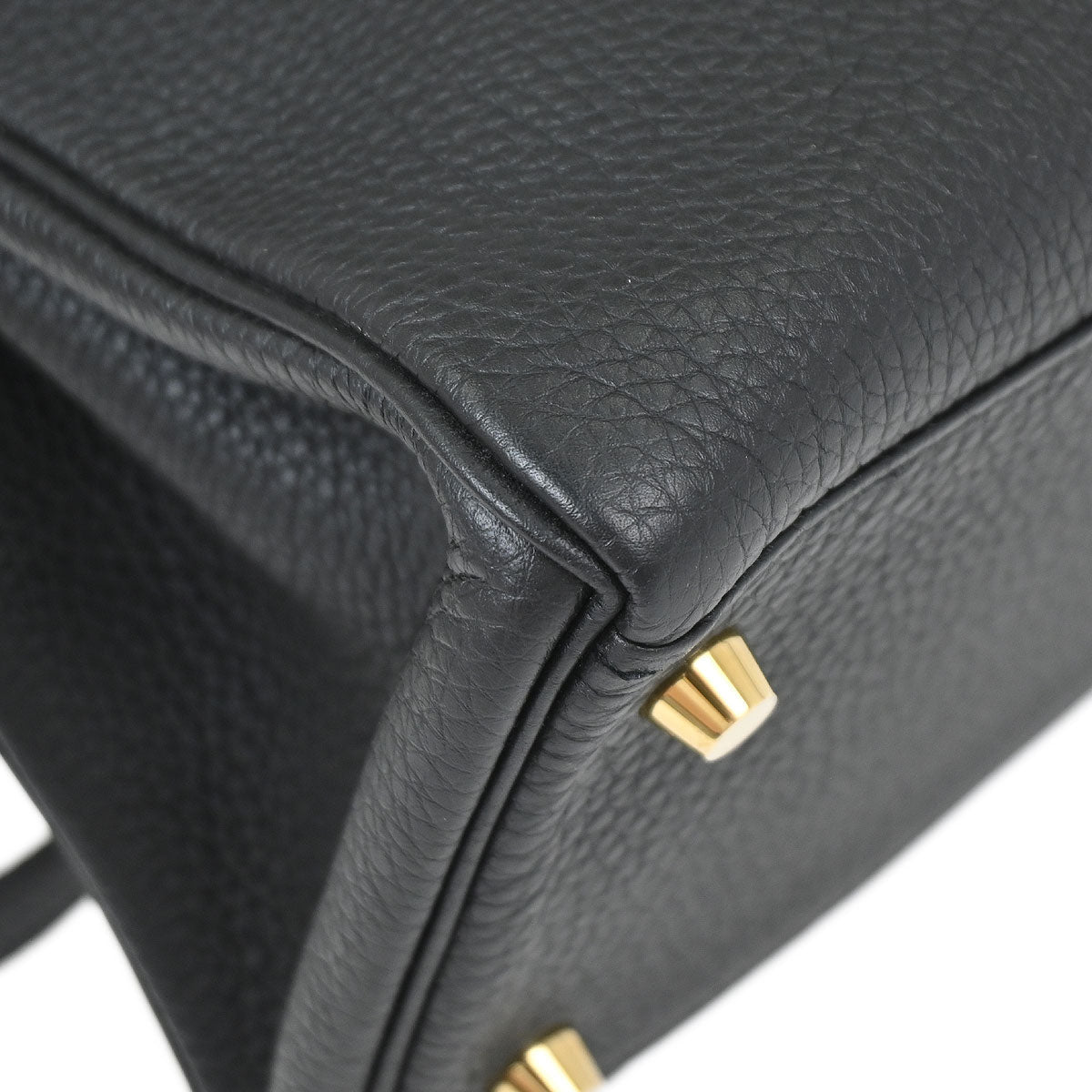 Hermes Black Togo Kelly 28 Retourne 2way Shoulder Handbag