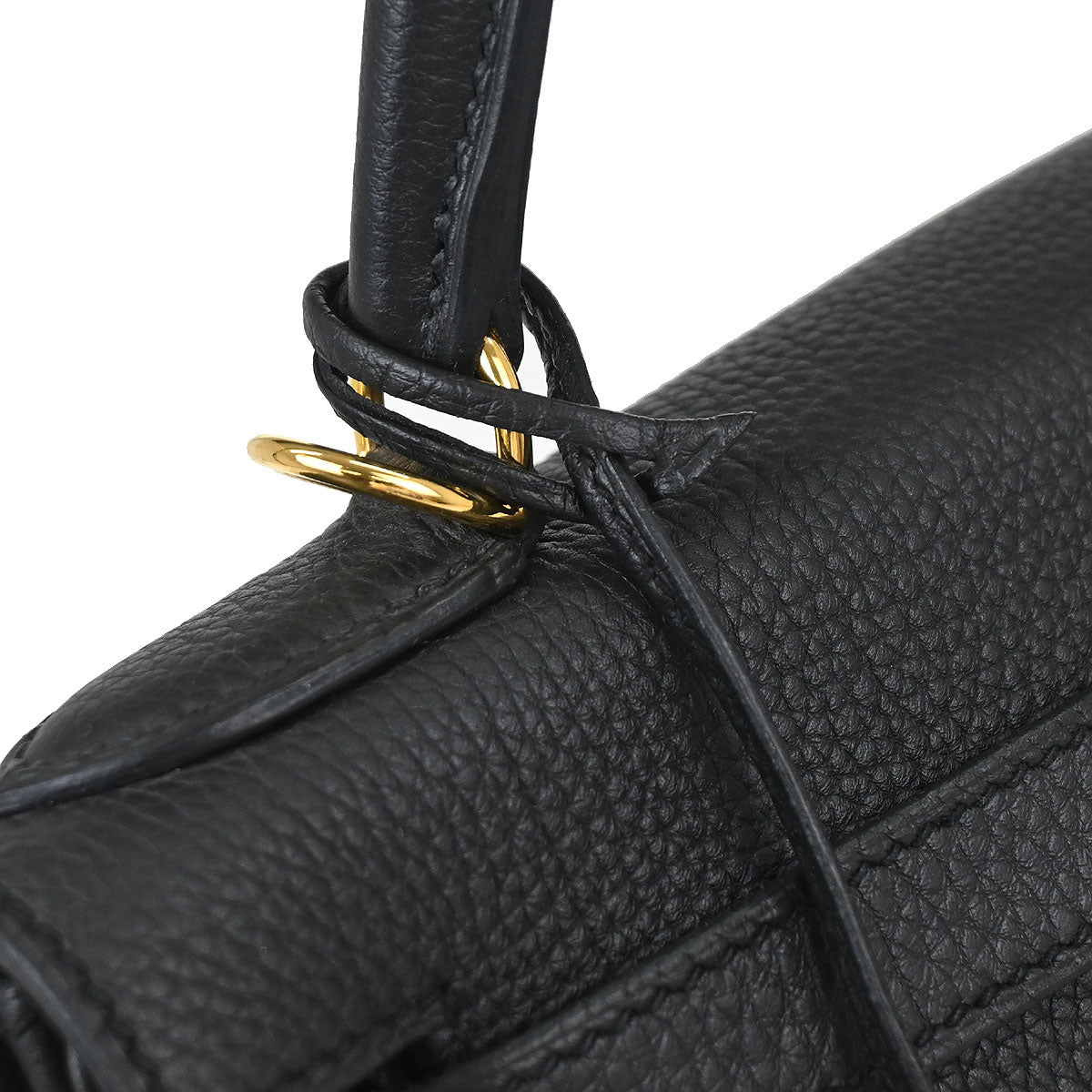 Hermes Black Togo Kelly 28 Retourne 2way Shoulder Handbag