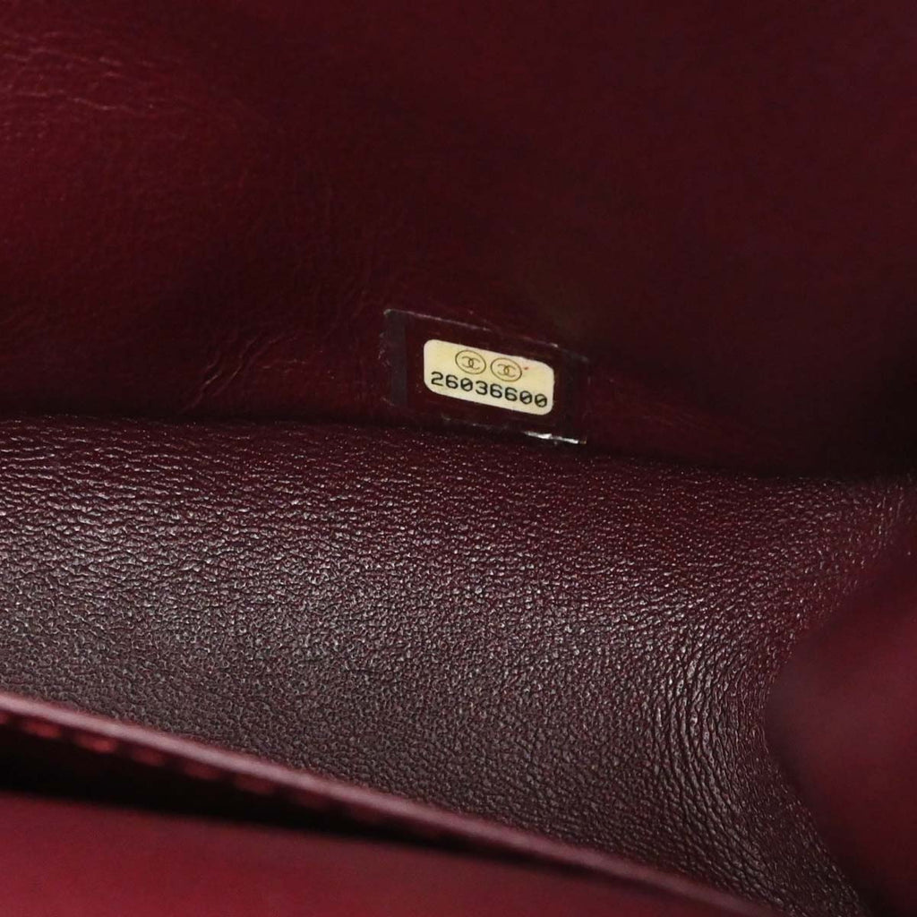 Chanel 2018-2019 Black Lambskin Chevron 2.55 Small Double Flap Shoulder Bag