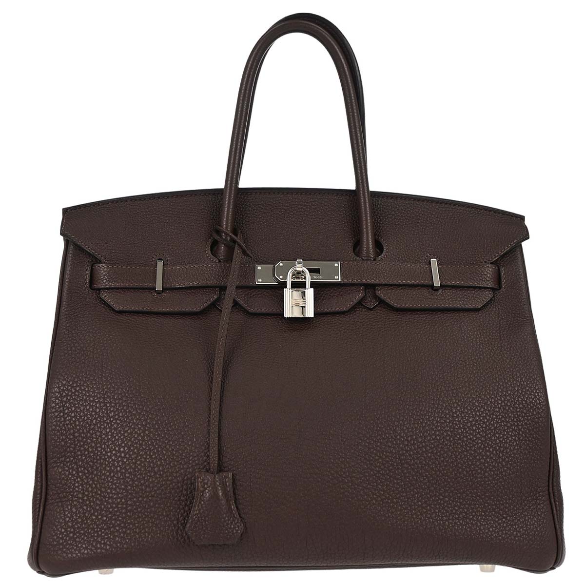 Hermes Chocolat Togo Birkin 35 Handbag