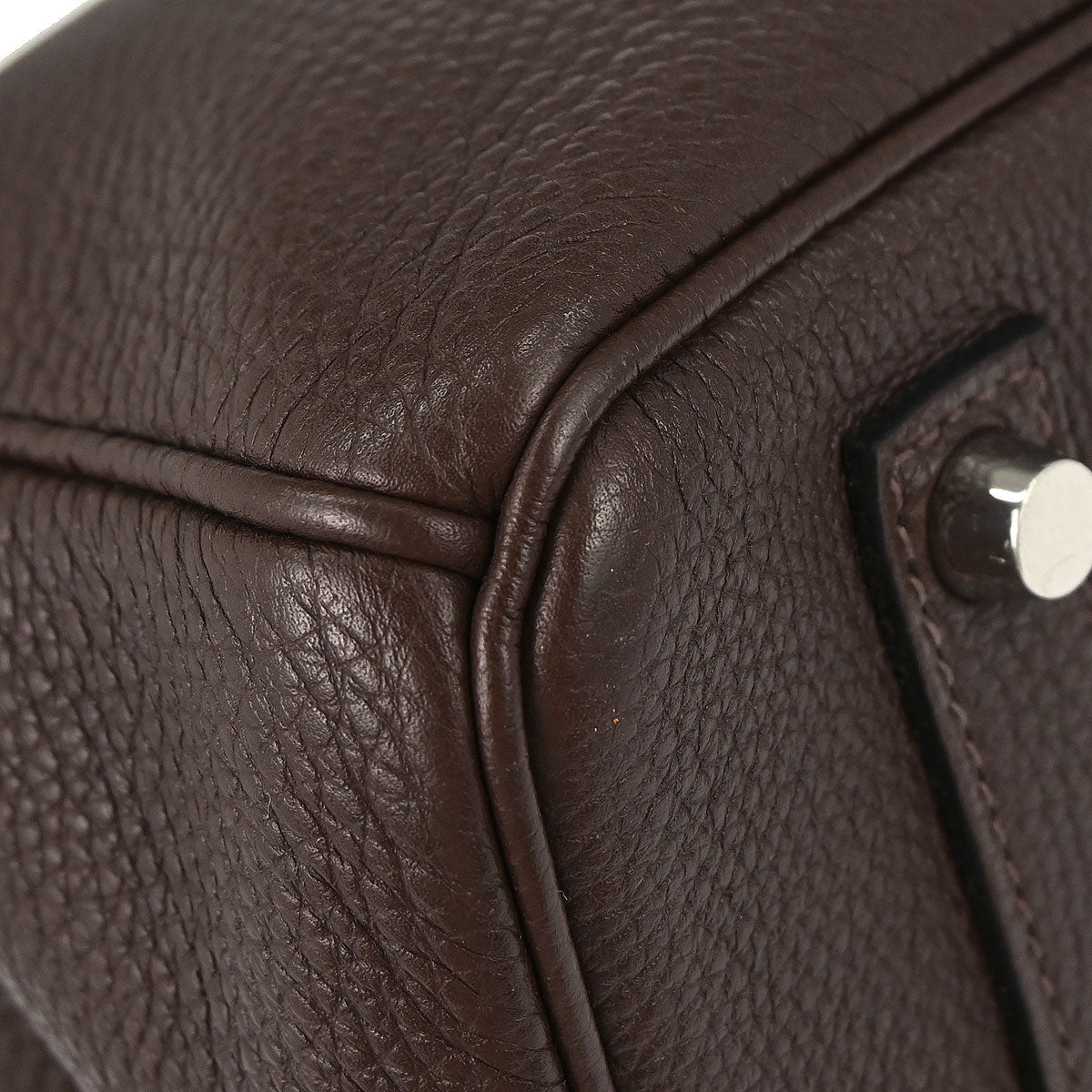 Hermes Chocolat Togo Birkin 35 Handbag