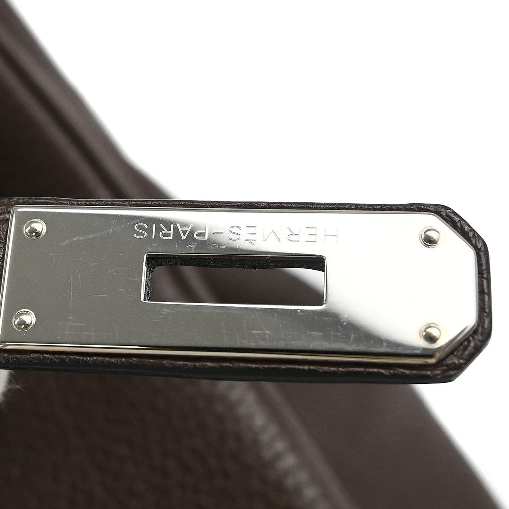 Hermes Chocolat Togo Birkin 35 Handbag