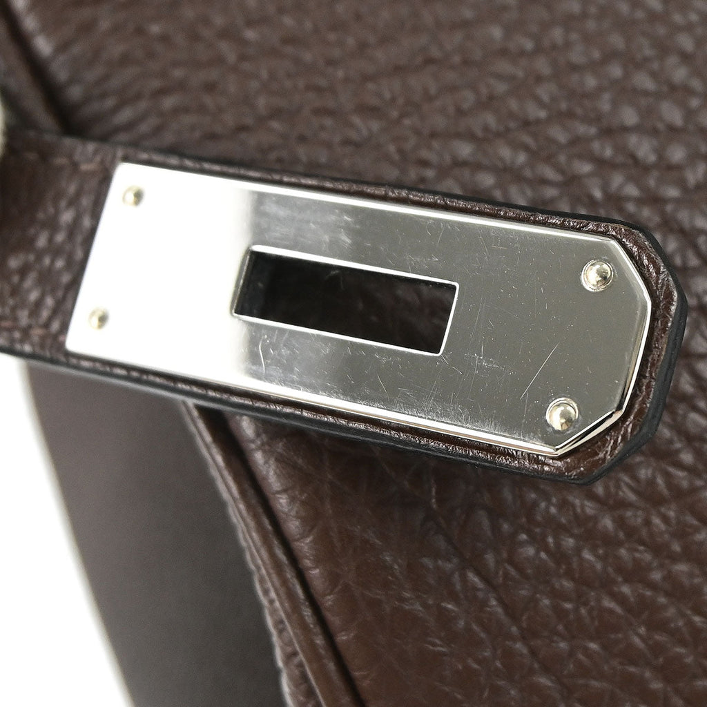 Hermes Chocolat Togo Birkin 35 Handbag