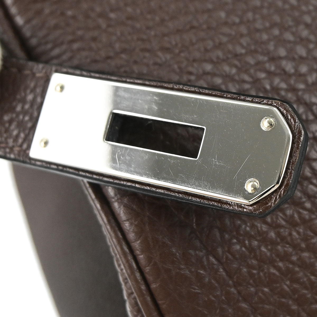 Hermes Chocolat Togo Birkin 35 Handbag