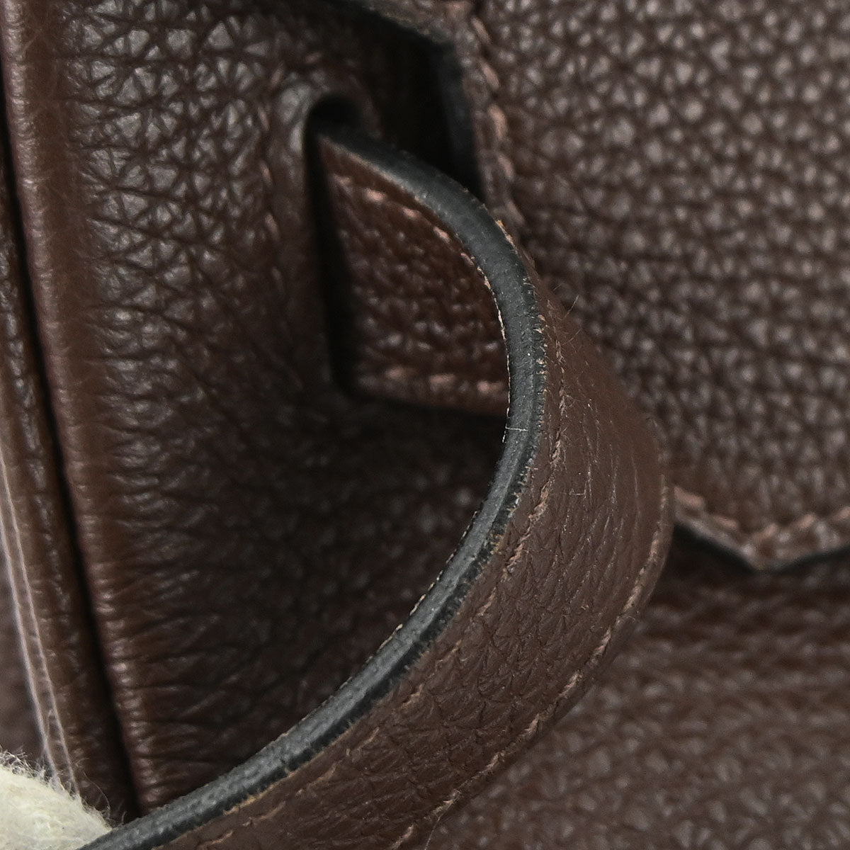 Hermes Chocolat Togo Birkin 35 Handbag