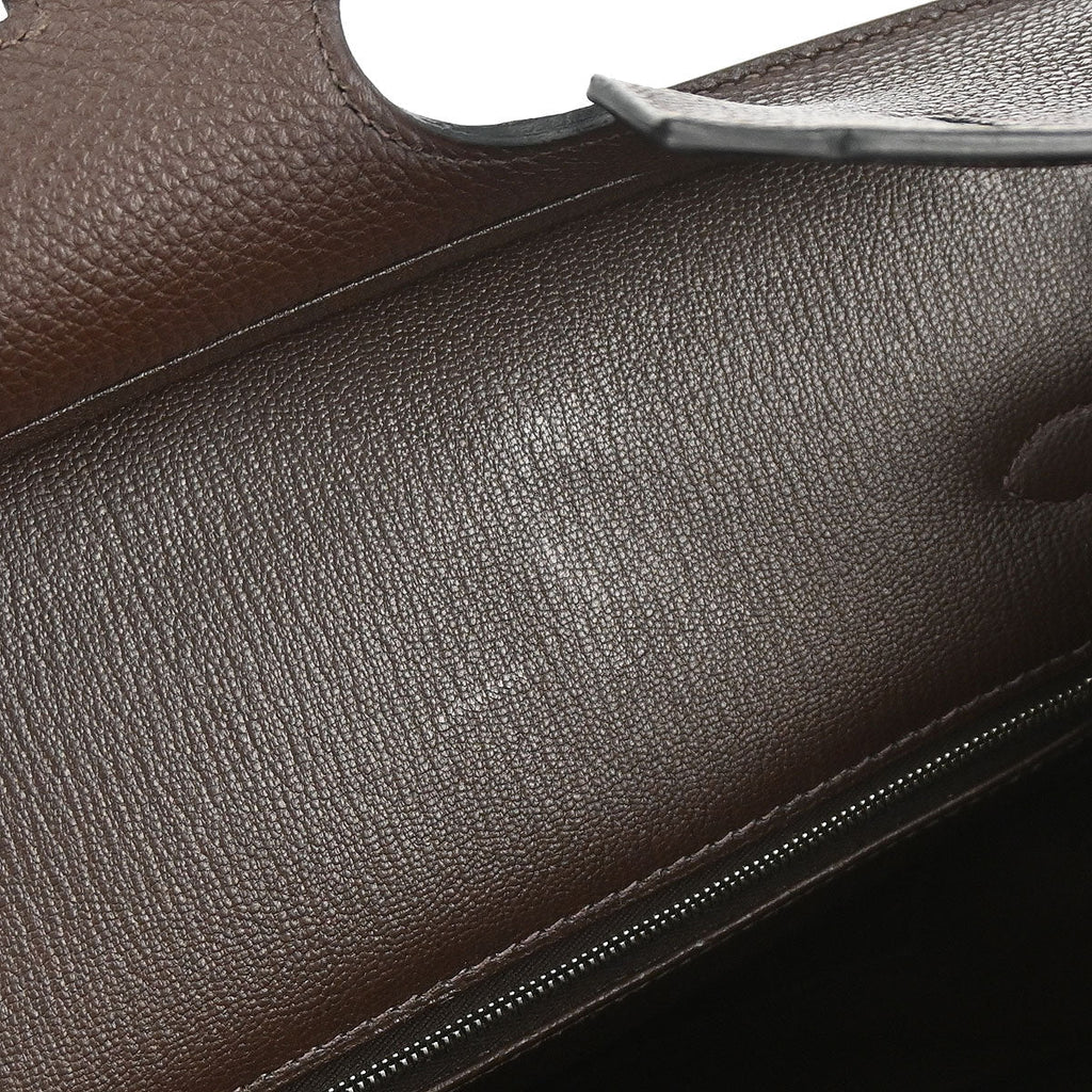 Hermes Chocolat Togo Birkin 35 Handbag