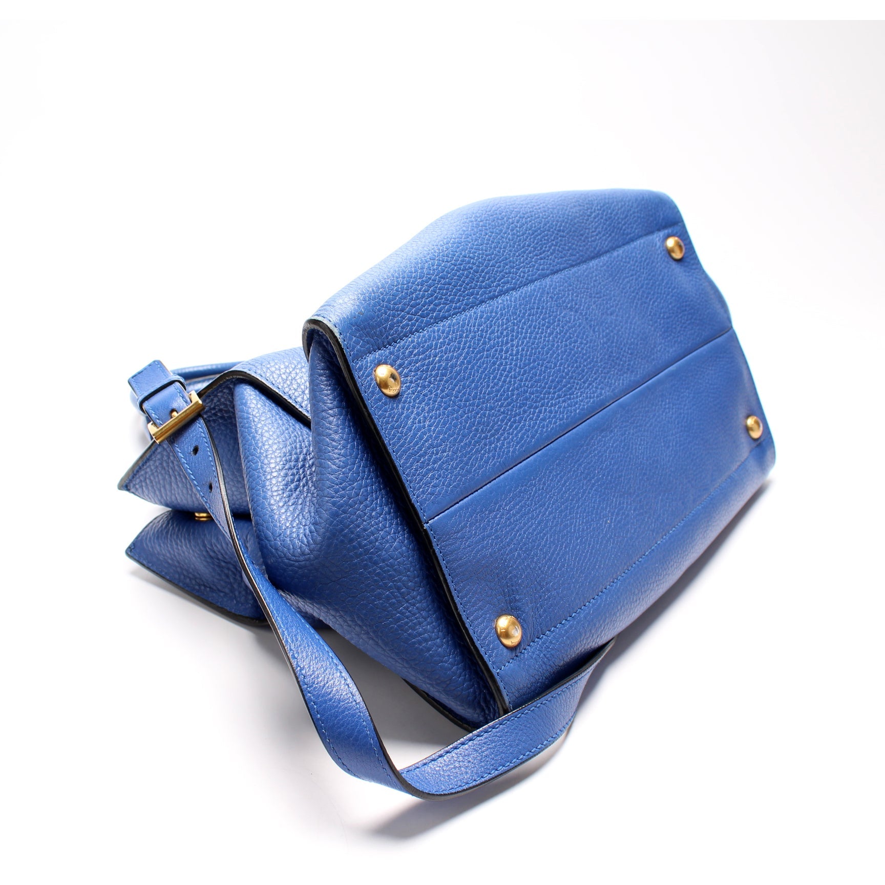 BN2693 Vitello Daino Tote Blue