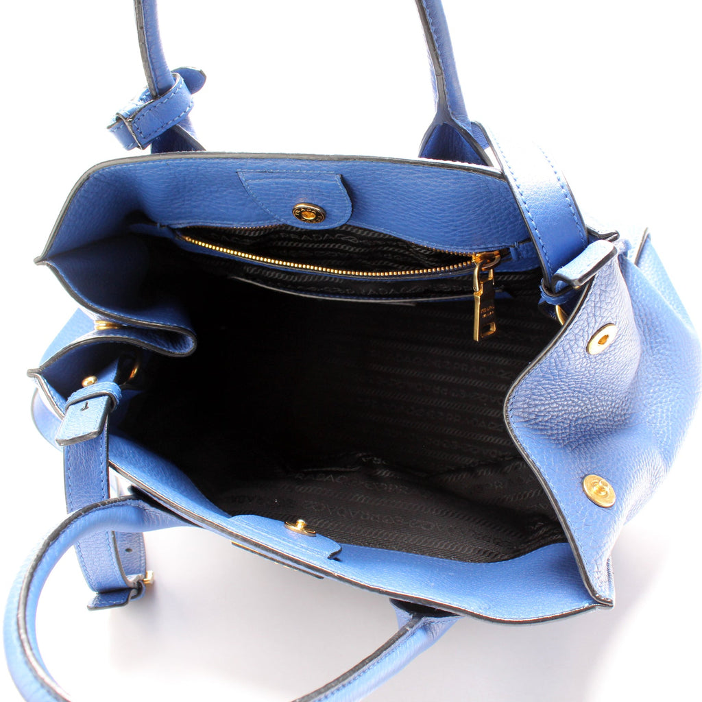 BN2693 Vitello Daino Tote Blue