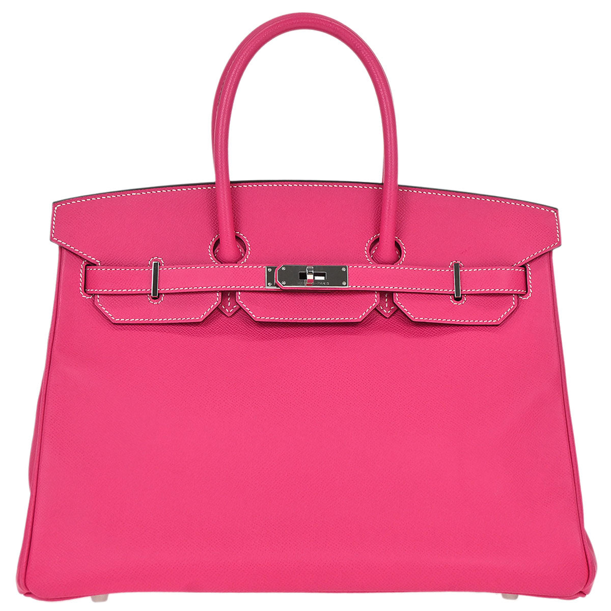 Hermes Rose tyrien Epsom Birkin 35 Handbag