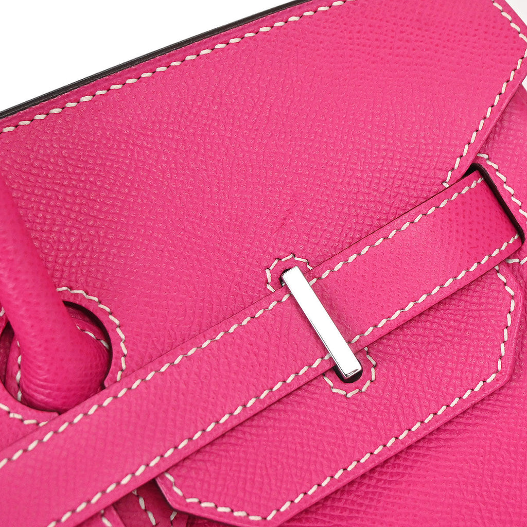 Hermes Rose tyrien Epsom Birkin 35 Handbag