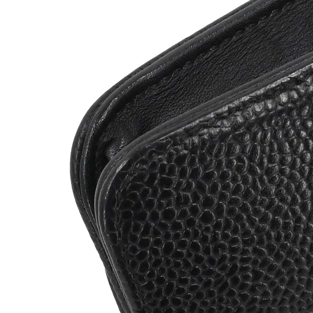 Chanel 2012-2013 Black Caviar Skin Timeless WOC Wallet on Chain Shoulder Bag