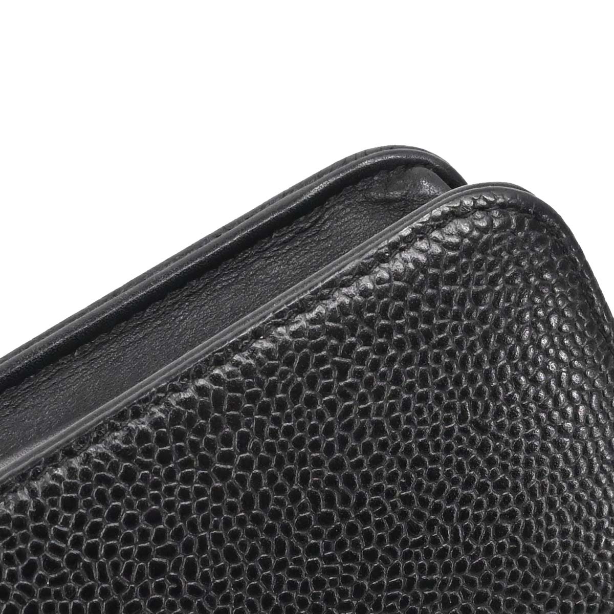 Chanel 2012-2013 Black Caviar Skin Timeless WOC Wallet on Chain Shoulder Bag