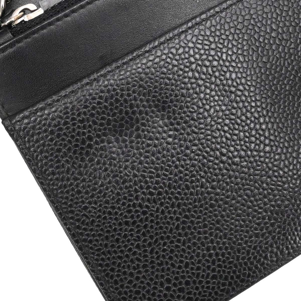 Chanel 2012-2013 Black Caviar Skin Timeless WOC Wallet on Chain Shoulder Bag