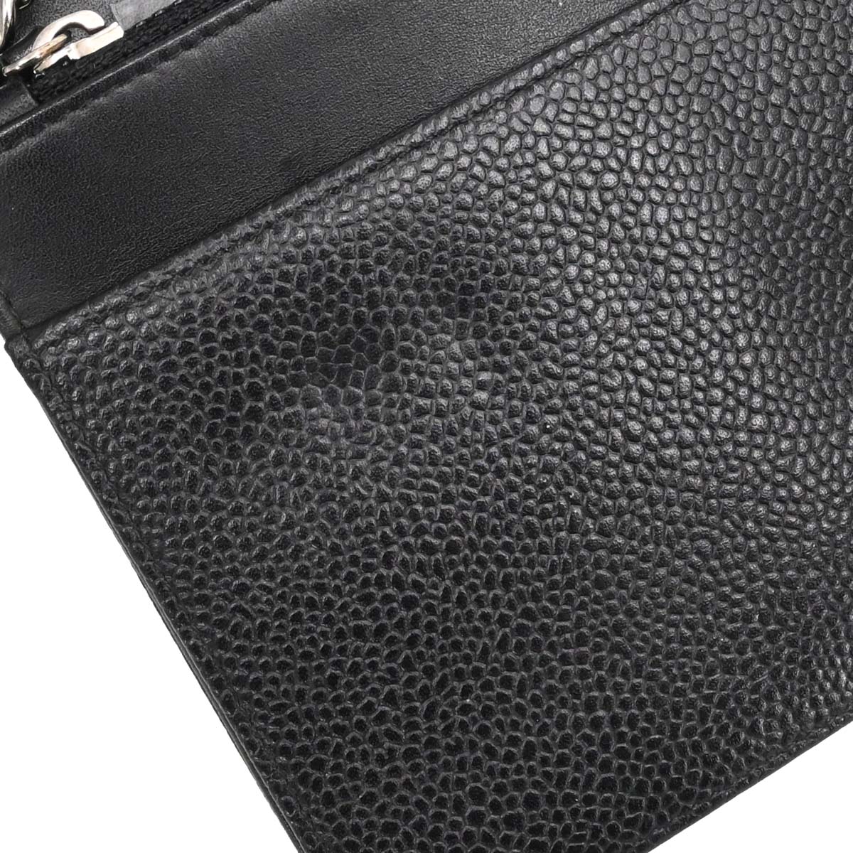 Chanel 2012-2013 Black Caviar Skin Timeless WOC Wallet on Chain Shoulder Bag