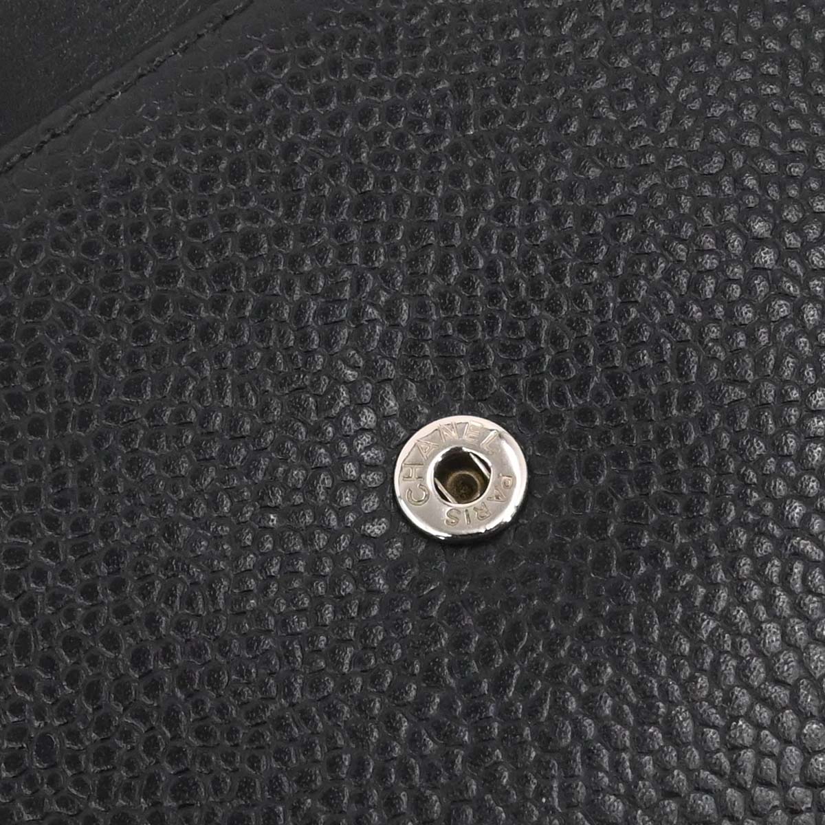 Chanel 2012-2013 Black Caviar Skin Timeless WOC Wallet on Chain Shoulder Bag