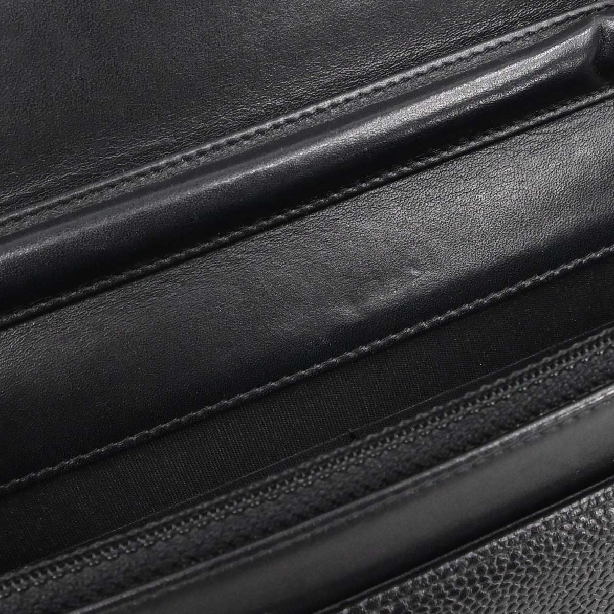 Chanel 2012-2013 Black Caviar Skin Timeless WOC Wallet on Chain Shoulder Bag
