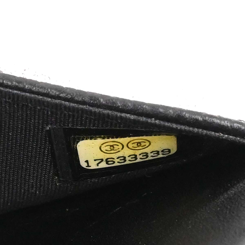 Chanel 2012-2013 Black Caviar Skin Timeless WOC Wallet on Chain Shoulder Bag