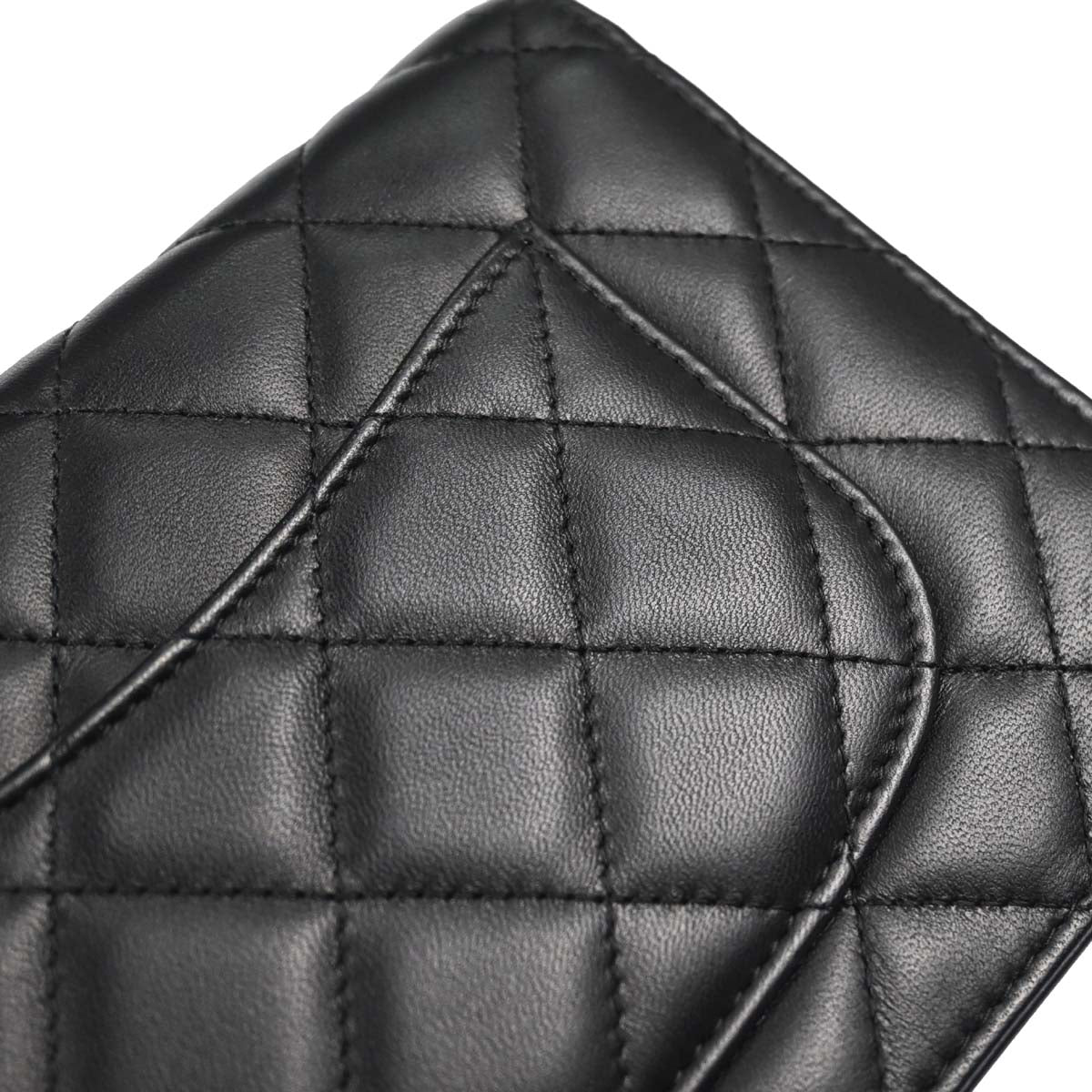 Chanel 2018 Black Lambskin Classic WOC Wallet on Chain Bag