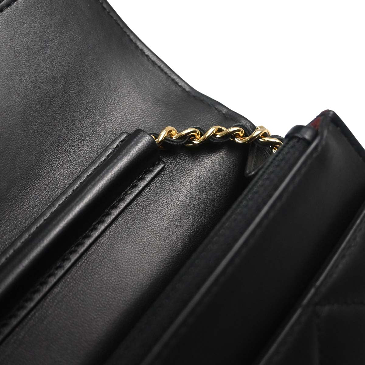 Chanel 2018 Black Lambskin Classic WOC Wallet on Chain Bag