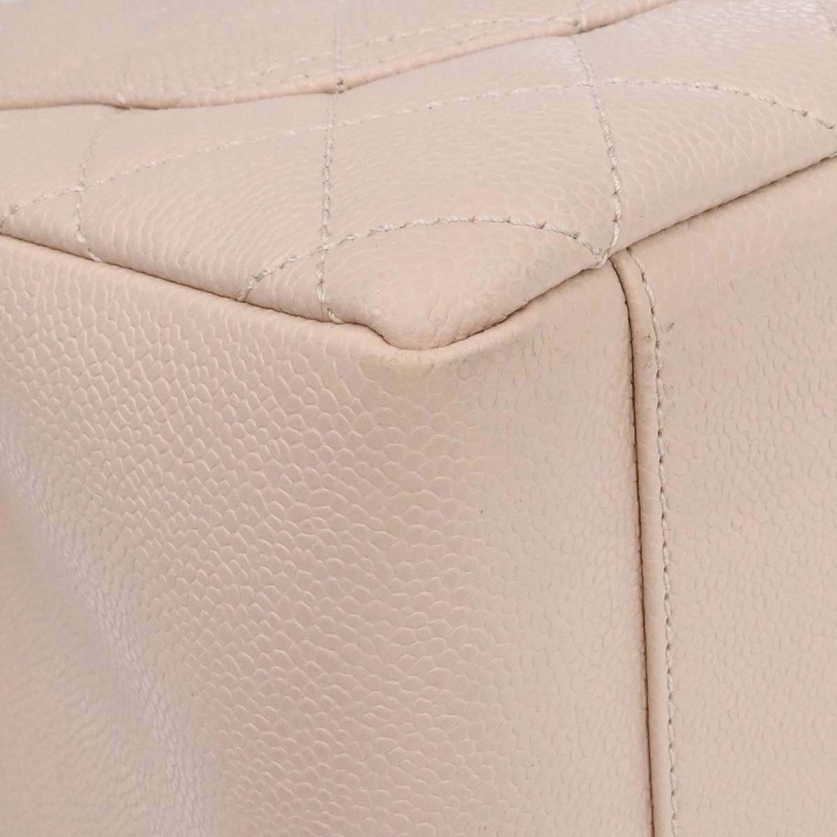 Chanel 2013-2014 Light Pink Caviar Skin Grand Shopping Tote GST Chain Handbag