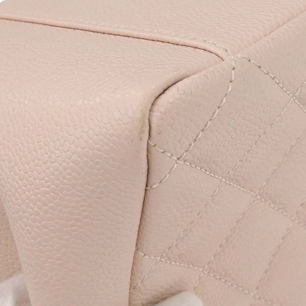 Chanel 2013-2014 Light Pink Caviar Skin Grand Shopping Tote GST Chain Handbag