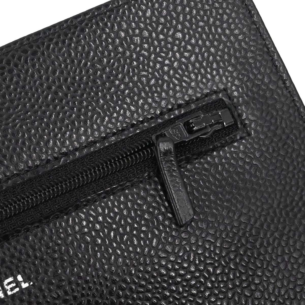 Chanel 2018 Black Caviar Skin Classic WOC Wallet on Chain Bag