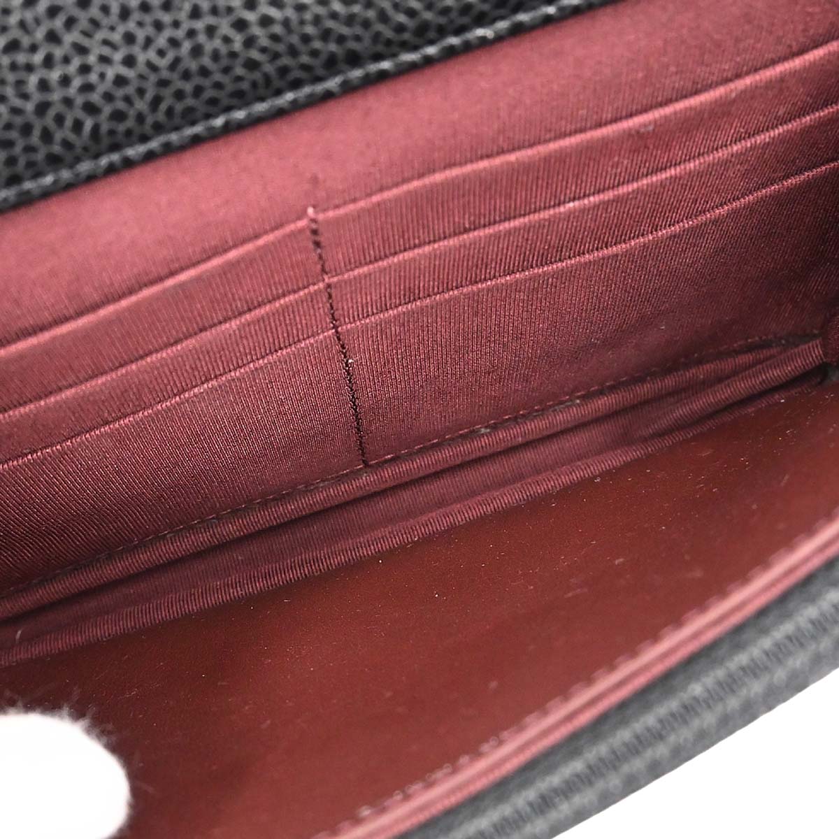 Chanel 2018 Black Caviar Skin Classic WOC Wallet on Chain Bag