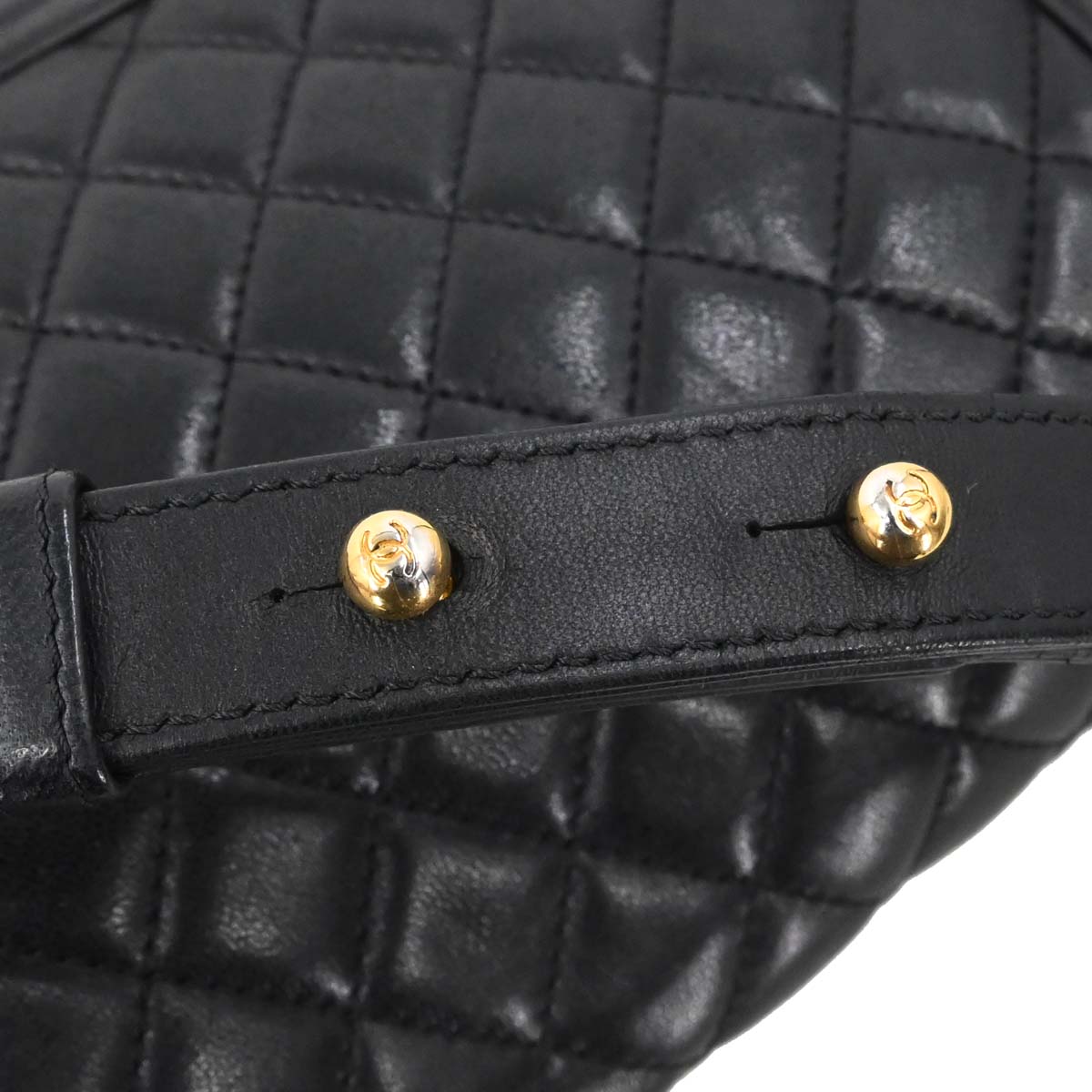 Boy Chanel 2017 Black Lambskin Medium Chain Shoulder Bag