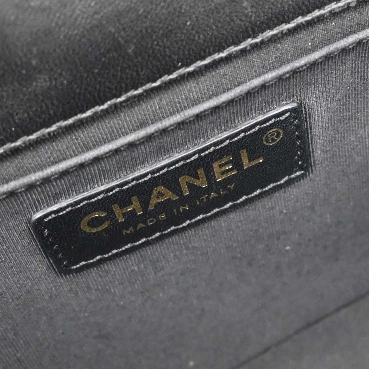 Boy Chanel 2017 Black Lambskin Medium Chain Shoulder Bag
