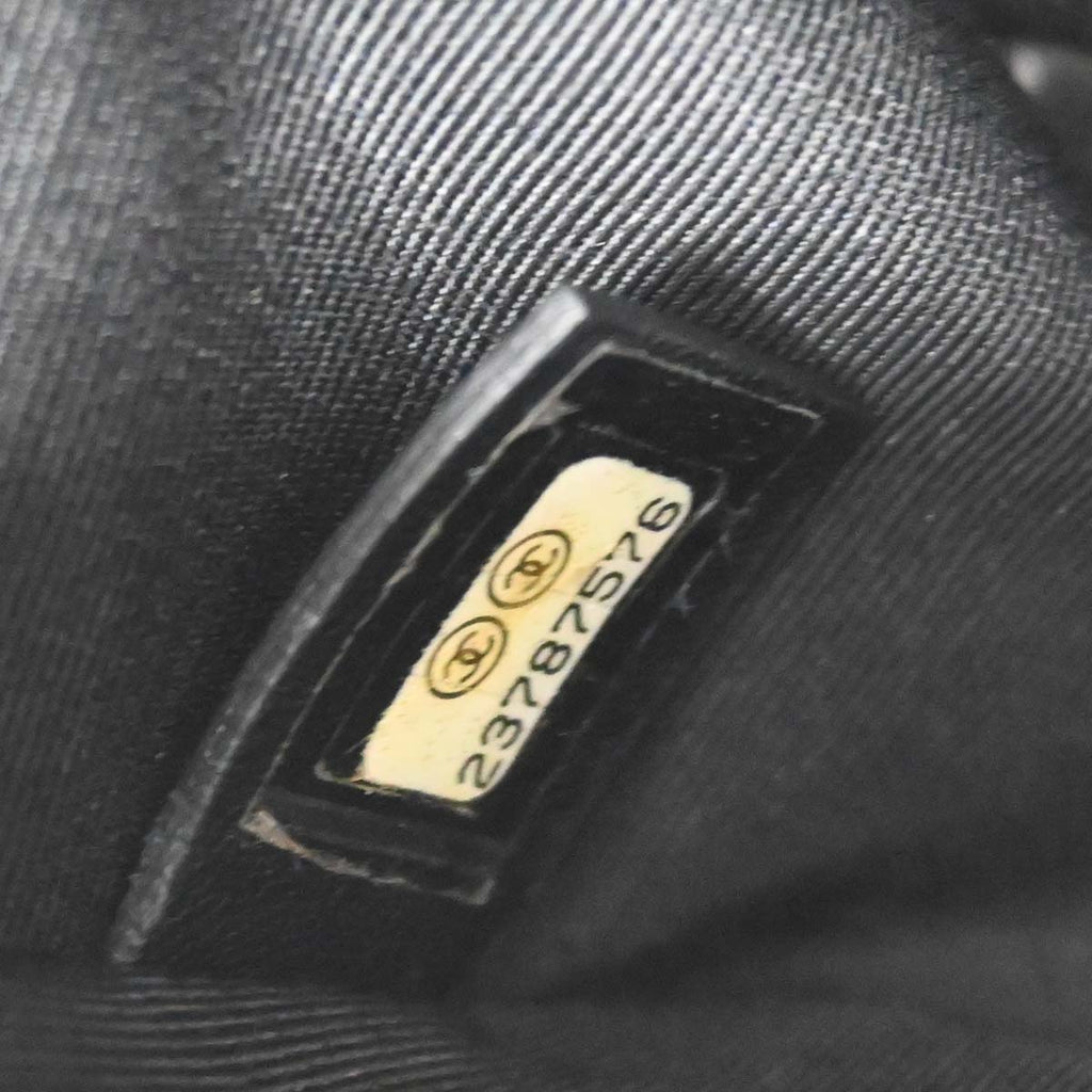 Boy Chanel 2017 Black Lambskin Medium Chain Shoulder Bag