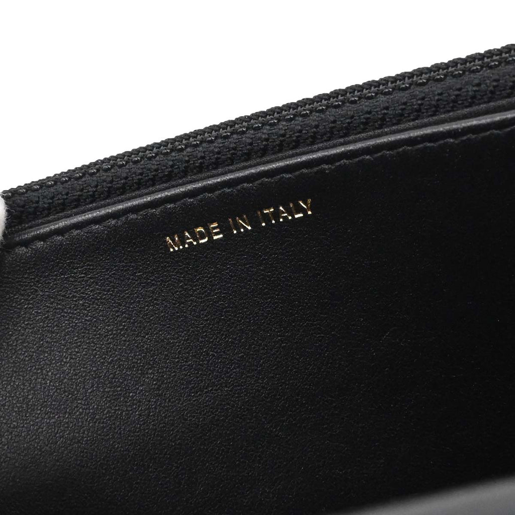 Chanel 2019 Black Caviar Skin CC Filigree WOC Wallet on Chain Bag