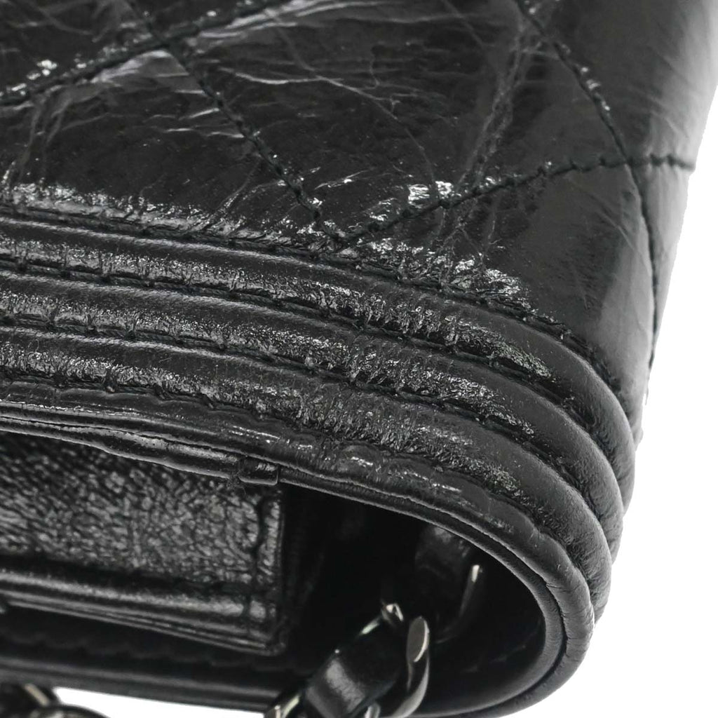 Boy Chanel 2014 Black Calfskin WOC Wallet on Chain Bag