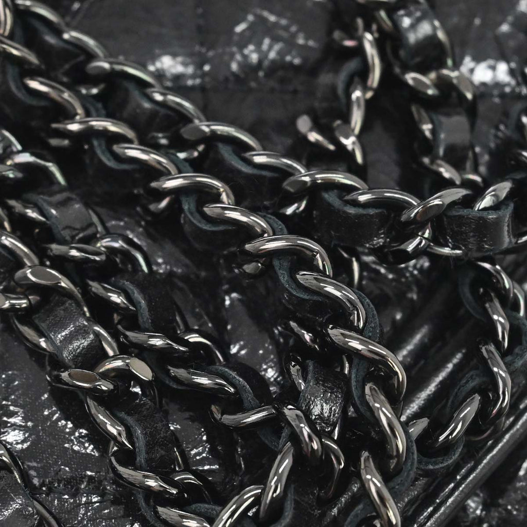 Boy Chanel 2014 Black Calfskin WOC Wallet on Chain Bag