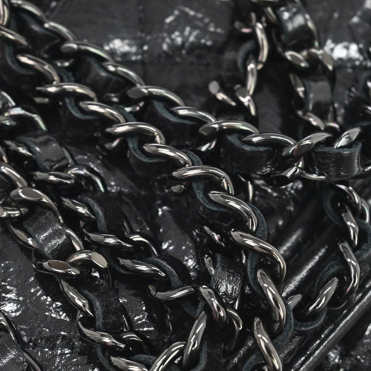 Boy Chanel 2014 Black Calfskin WOC Wallet on Chain Bag