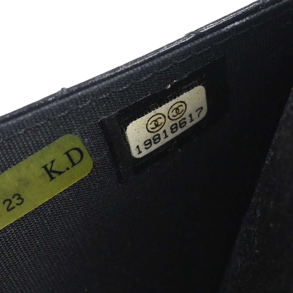 Boy Chanel 2014 Black Calfskin WOC Wallet on Chain Bag