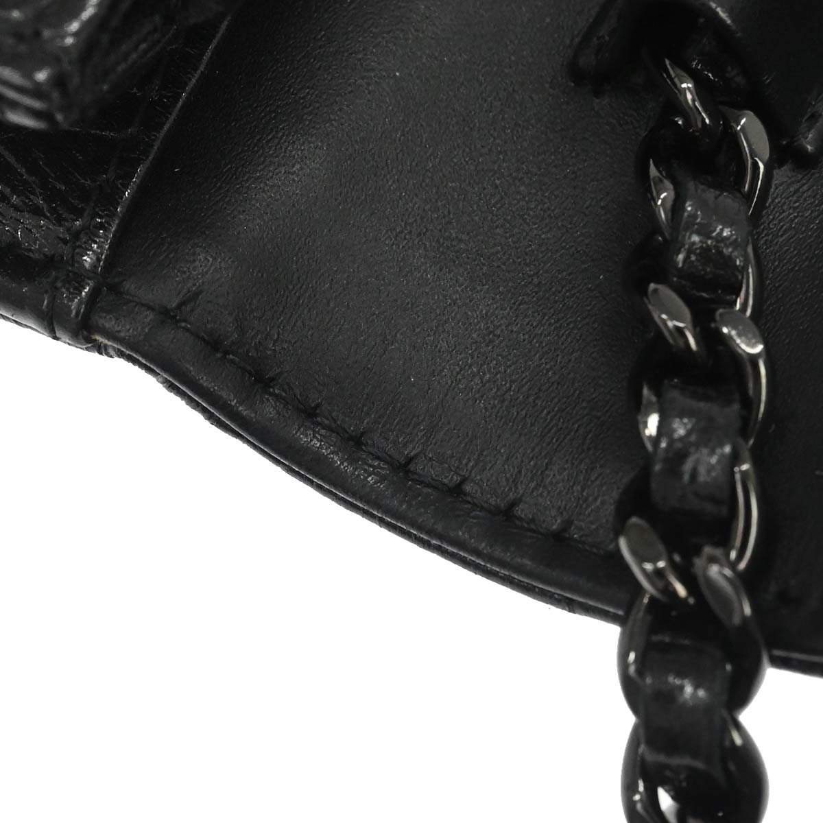 Boy Chanel 2014 Black Calfskin WOC Wallet on Chain Bag