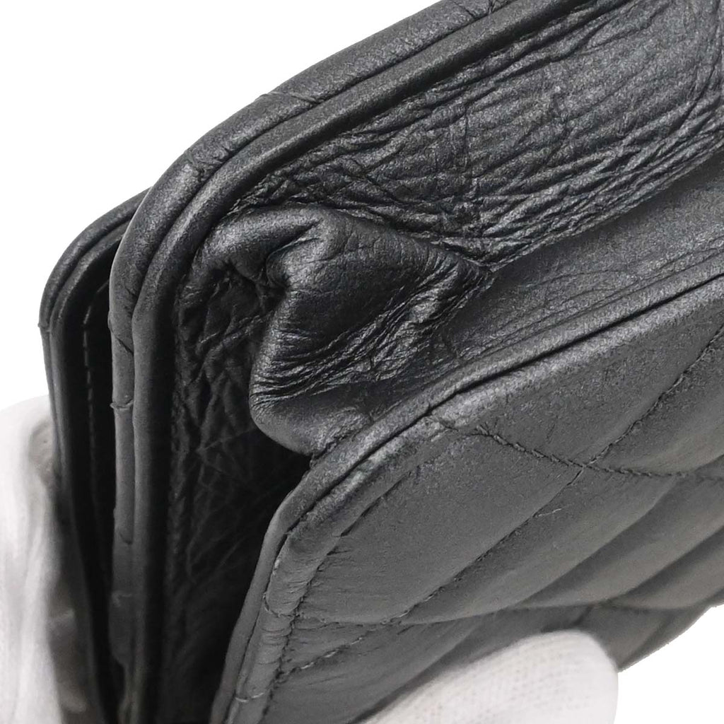 Chanel 2018-2019 Gray Lambskin Classic WOC Wallet on Chain Bag