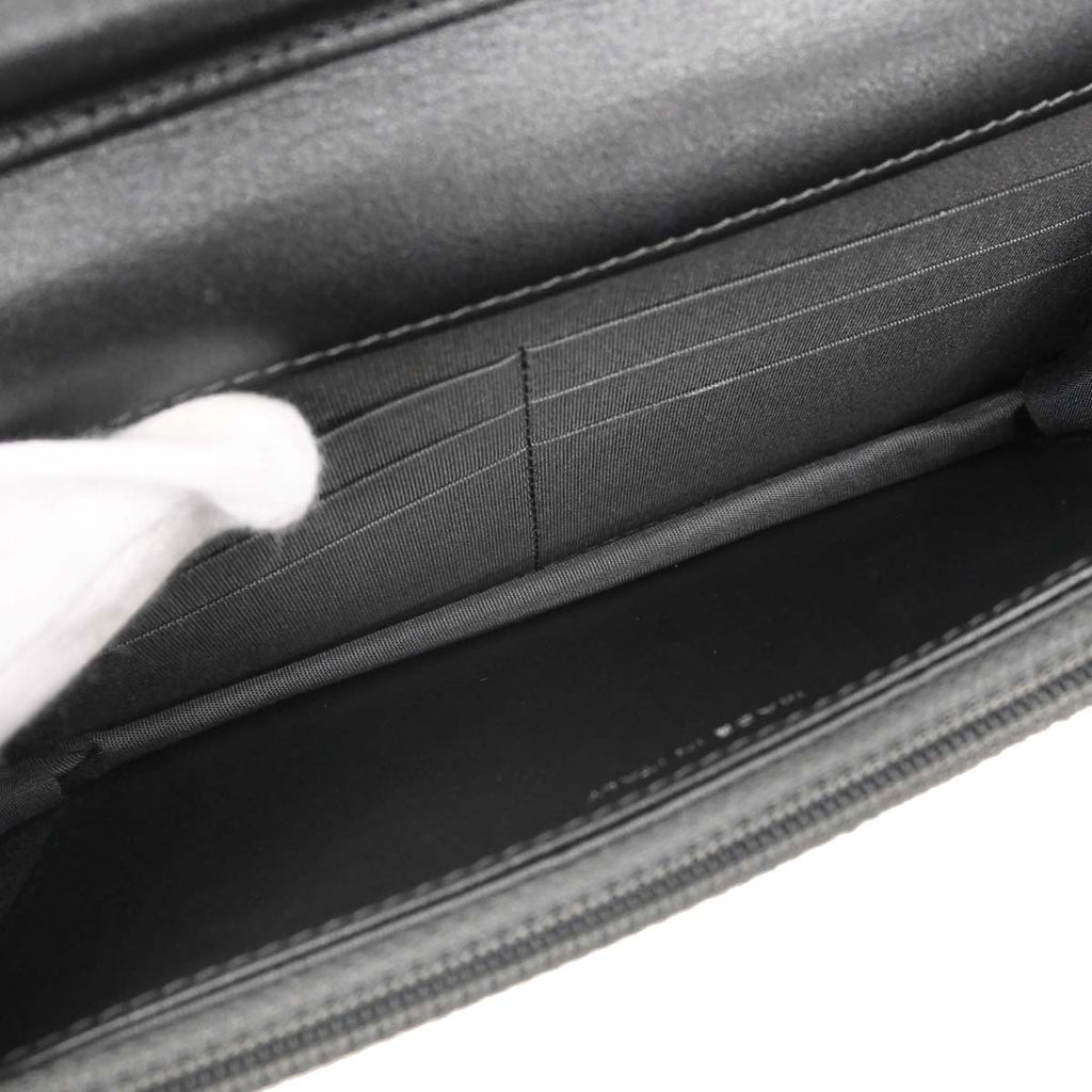 Chanel 2018-2019 Gray Lambskin Classic WOC Wallet on Chain Bag