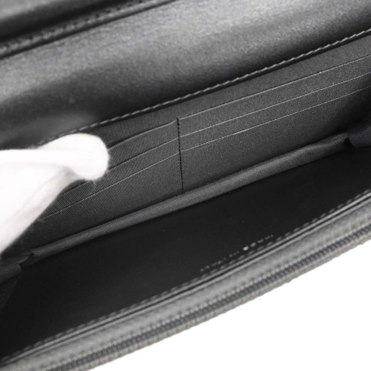 Chanel 2018-2019 Gray Lambskin Classic WOC Wallet on Chain Bag