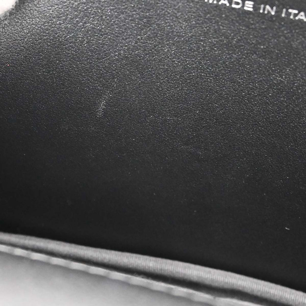 Chanel 2018-2019 Gray Lambskin Classic WOC Wallet on Chain Bag