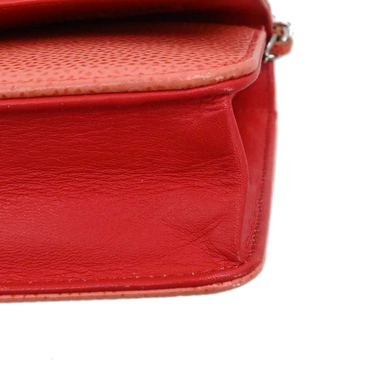 Chanel 2012-2013 Pink Caviar Skin Timeless WOC Wallet on Chain Shoulder Bag