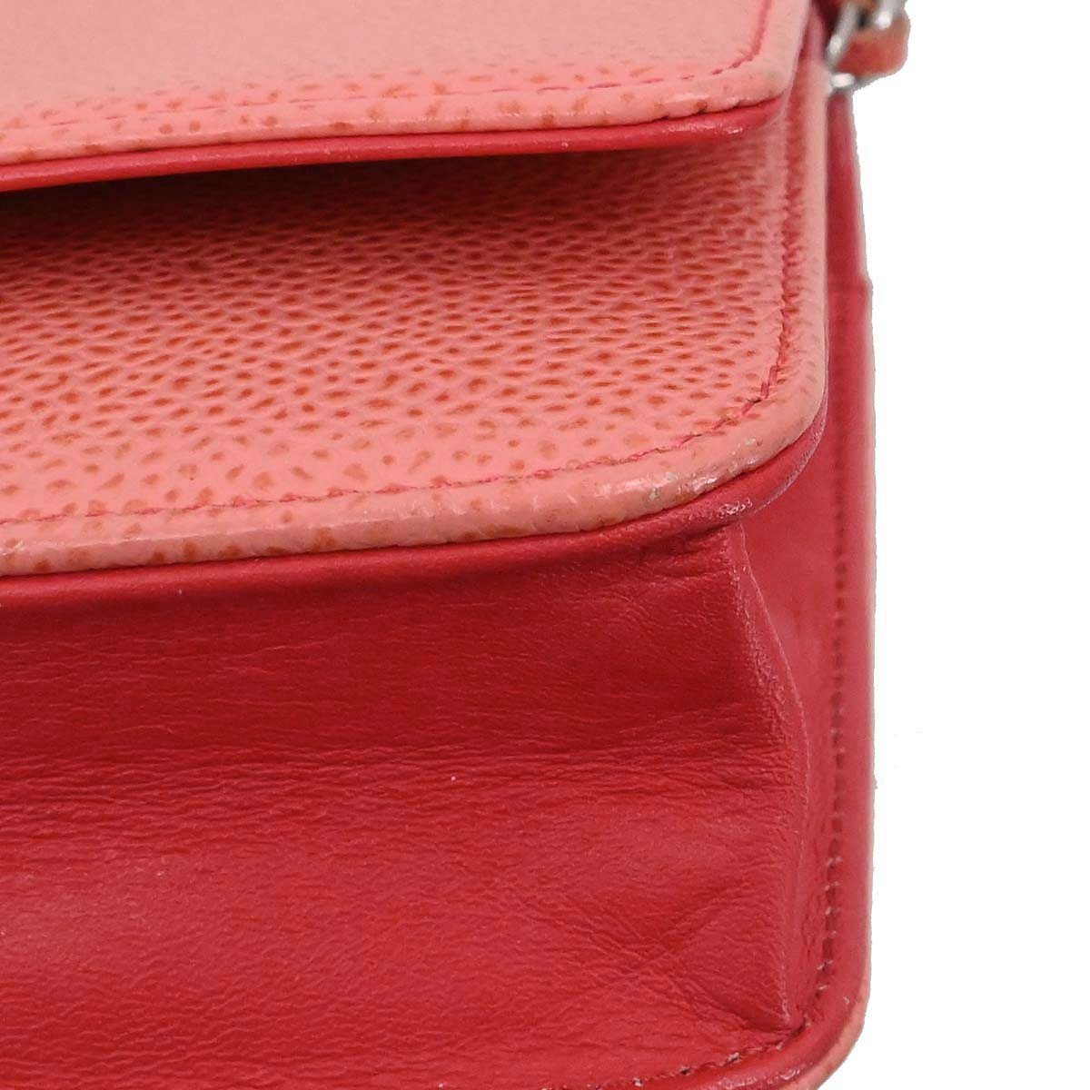 Chanel 2012-2013 Pink Caviar Skin Timeless WOC Wallet on Chain Shoulder Bag