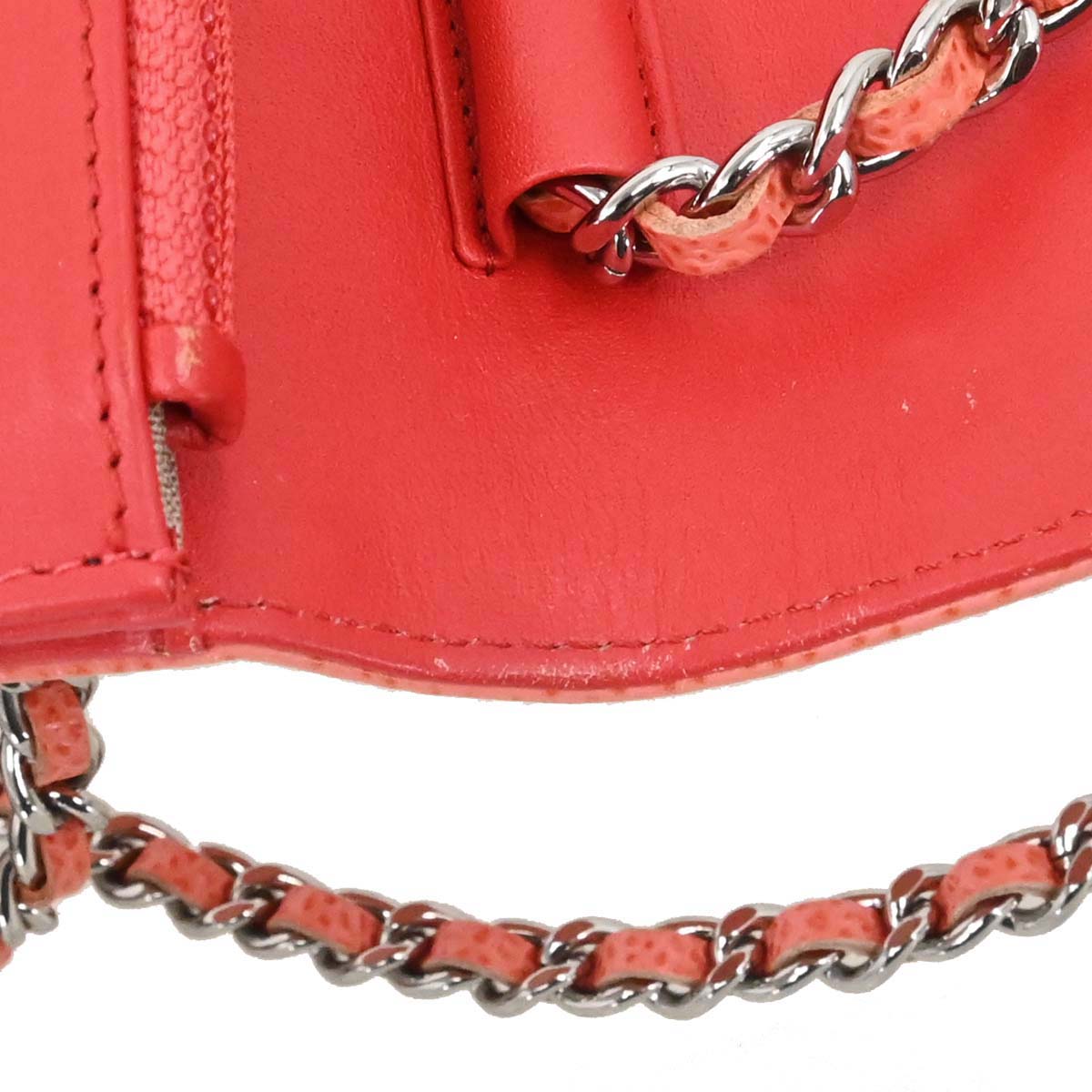 Chanel 2012-2013 Pink Caviar Skin Timeless WOC Wallet on Chain Shoulder Bag
