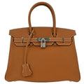 Hermes Gold Togo Birkin 30 Handbag