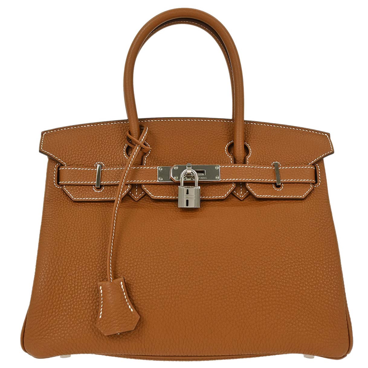 Hermes Gold Togo Birkin 30 Handbag