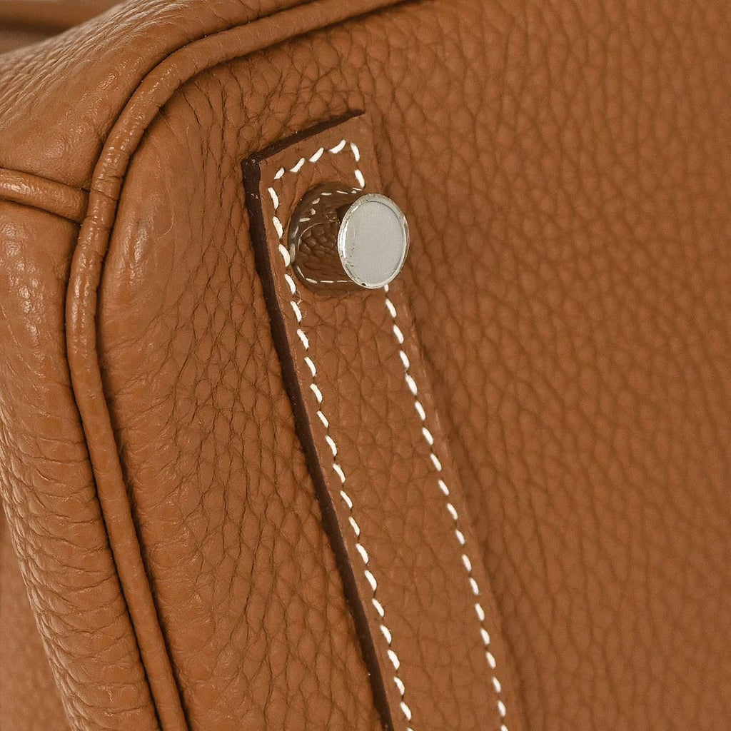 Hermes Gold Togo Birkin 30 Handbag