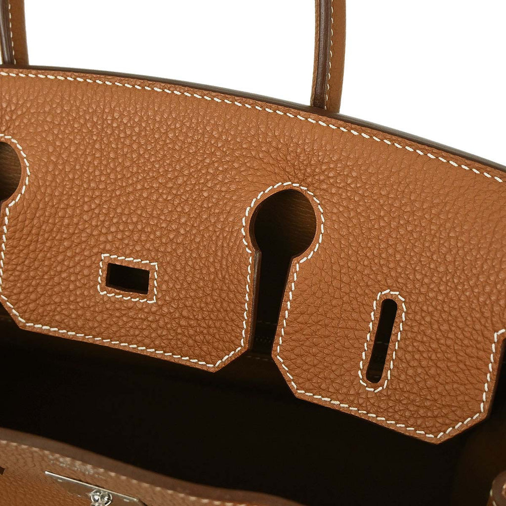 Hermes Gold Togo Birkin 30 Handbag